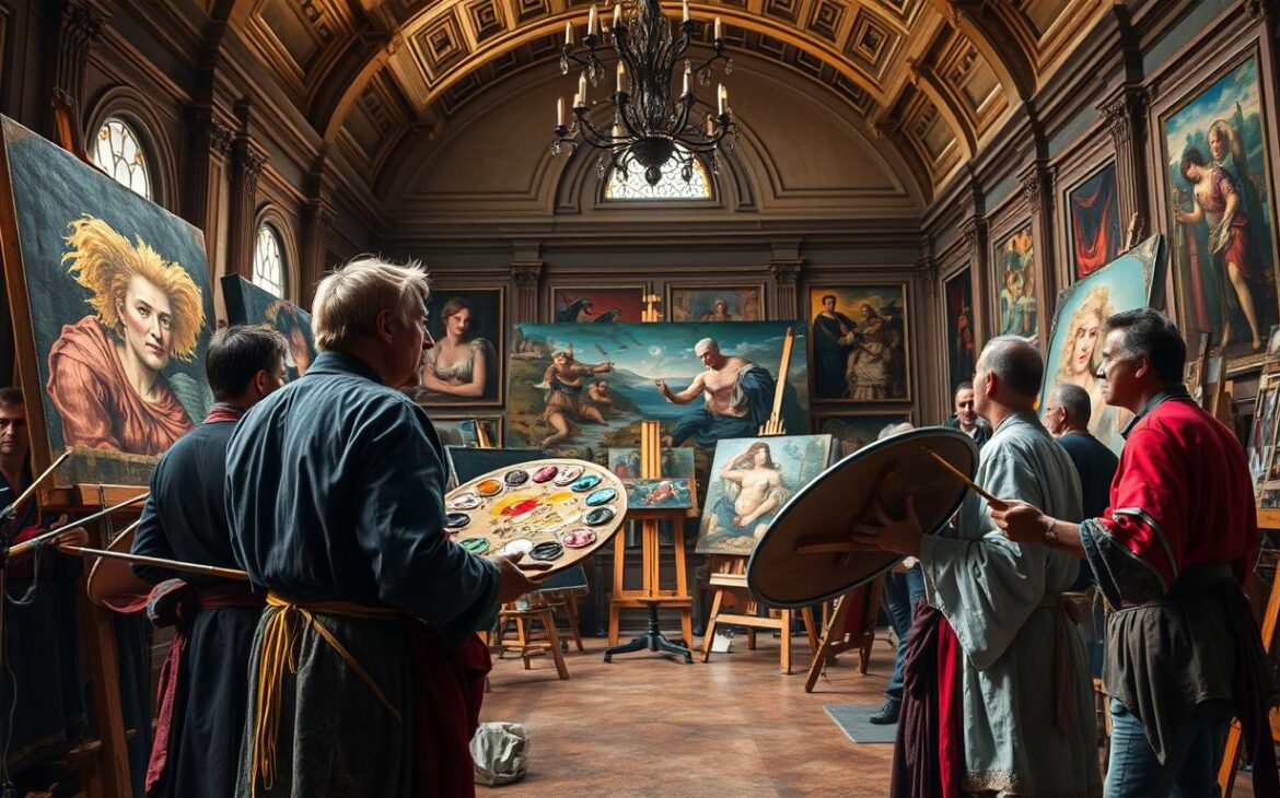 Renaissance competition between artists