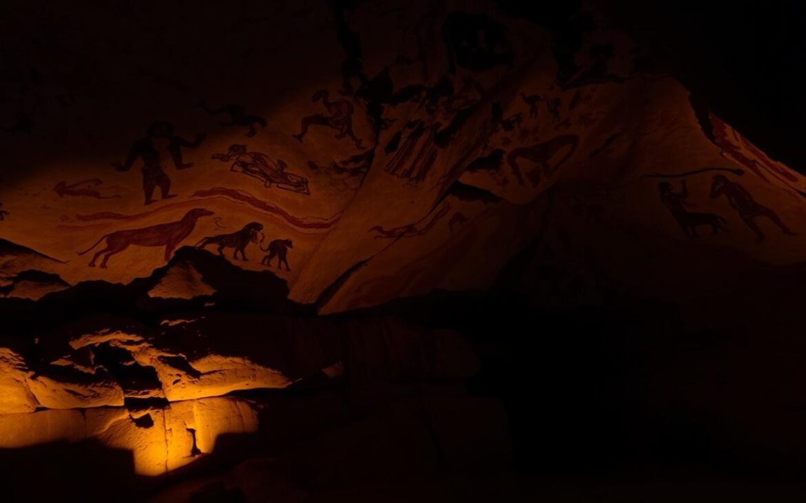ancient storytelling cave paintings